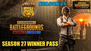 pubg lite 27 🔥 winner pass--(opening video 🎉🎉🥳