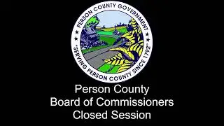 Person County Commissioners Meeting