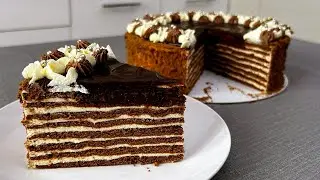 Moist, incredibly delicious chocolate cake with sour cream - like magic!