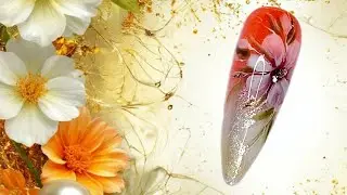 Яркий и нежный весенний дизайн ногтей. МК/Bright and delicate spring nail design.