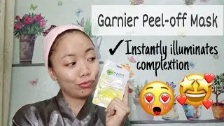 Garnier Multi-Action Whitening Peel-off Mask &bull; Affordable &bull; Instant whitening effect 😊