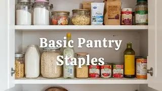 Basic Pantry Staples: Essential Ingredients for Easy Cooking