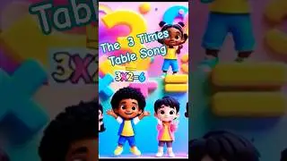 The 3 Times Table Song. #kidsmusic #kidseducation #kidslearning #kidssongs