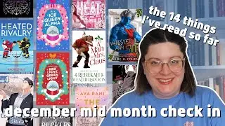 the 14 books I've read so far, omegaverse sapphic, gay hockey and more| December Mid month Check in