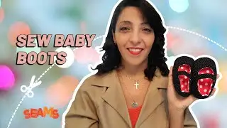 DIY : Baby Shoes Making / Baby Shoes Cutting and Stitching / 12-18 month baby shoes | FREE PATTERN
