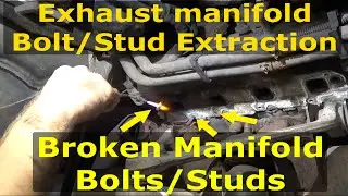 Извлечение сломанного болта выпускного коллектора Dodge Hemi