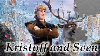 Kristoff and Sven puzzle #disneypuzzle #puzzleforkids #puzzle