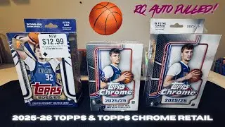Topps Flagship & Topps Chrome Retail Opening.  RC Auto Pull!