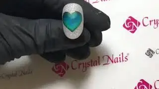 Aurora Liquid -Crystal Nails Nail Art Ideen