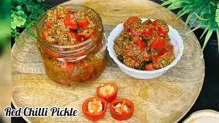Red Chilli Pickle | Winter Special Pickle Recipe | Tastyhomekitchen 