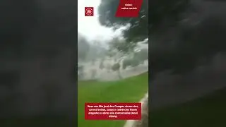 Ruas em S&atilde;o Jos&eacute; dos Campos viram rios, carros boiam, casas e com&eacute;rcios ficam alagados