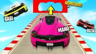 PRZEJEŻDŻAMY przez NIESAMOWITE KSZTAŁTY w GTA 5 ... (mega TRUDNE!)
