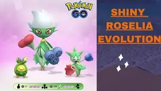✨Shiny Roselia✨ Evolution In Pokemon Go #shorts