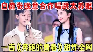 白鹿不当女团可惜了！携手张晚意演唱《奔跑的青春》，跳起舞来太迷人~#白鹿 #张晚意 【明星电视节】