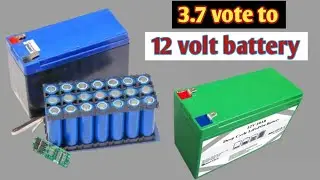 12 Volt 10 Amp Battery Made with Lithium 3.7 Volt Battery