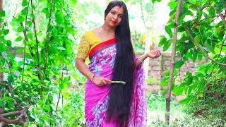 Long hair combing | how to comb my long hair properly👌♥️♥️long hair combing