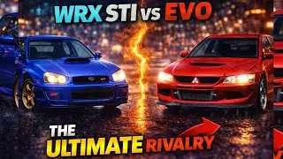 Subaru WRX STI vs Mitsubishi EVO : The Rivalry That Changed Car Culture Forever