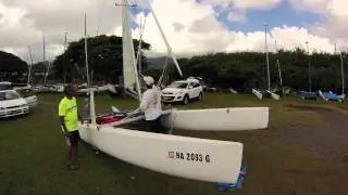 GOPRO Time-lapse of NACRA Sailboat Setup
