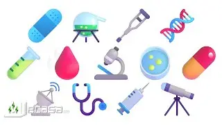 3D Emoji Meanings Part 40 - Science and Medicine | Fluent Emojis | English Vocabulary