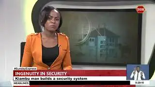 Francis kamanga has build security system using spoons and cups