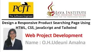 Design a Responsive Product Searching Page using HTML,  CSS,  JavaScript and Tailwind