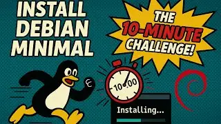 Установка Debian 13 Trixie &mdash; 10-минутное испытание!