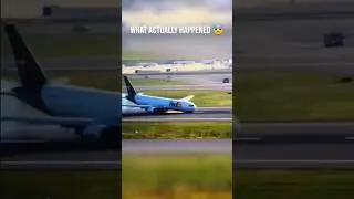 Landing without a nose gear 😔 #aviation #airplane #aviationlovers #aviationgeek #fedex #planecrash