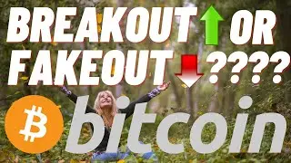 BITCOIN BTC BREAKOUT OR FAKEOUT?!? (Honest answer) CRITCAL LEVELS!