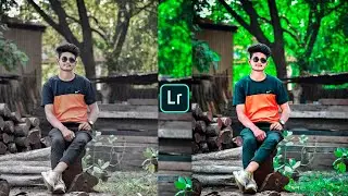 Lightroom Green Tone Photo Editing | Lightroom Photo Editing Tutorial || preset download free