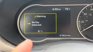 No key detected 2020 Nissan Versa How to start
