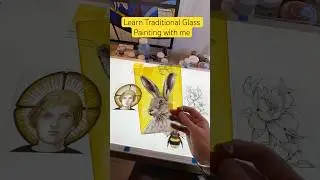 Learn how you can paint on glass with me!