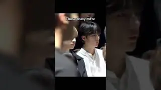 Chan, Hyunjin and Jeongin's reactions to topless models at the fashion show