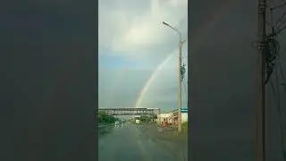 Радуга 🌈 #всемдобра #природа #омск #лето #чудо #сила #радуга