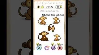 Brain Test - Level 46 - ❤️ WHICH MONKEY IS CARSICK? ❤️
