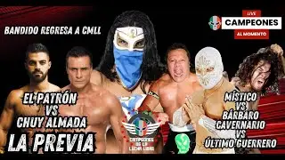 &iquest;Qui&eacute;n manda en el ring? Alberto &ldquo;El Patr&oacute;n&rdquo;, M&iacute;stico y el CMLL en semana CLAVE |