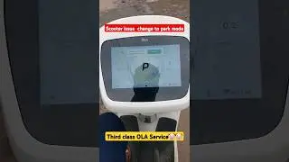 Ola S1pro scooter issue change to park mode  #ola #olaservice #olaelectricscooter #atherscooter