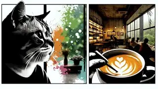 Longing for a friend to join me in the ambient cat cafe
