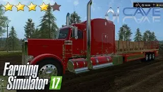Farming Simulator 17 Mods - PETERBILT 388 FLATBED CUSTOM Truck