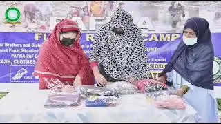PAKISTAN AIR FORCE WOMEN&rsquo;S ASSOCIATION FLOOD RELIEF CAMPS-2022