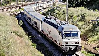 252 Renfe + 2 ramas 6B1 de tren Talgo 📍 Pinar de las Rozas ( a&ntilde;o 2022 )