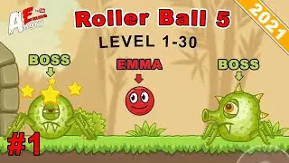 🔴 Roller Ball 5 - Gameplay #1 level 1-30 + BOSS (Android)