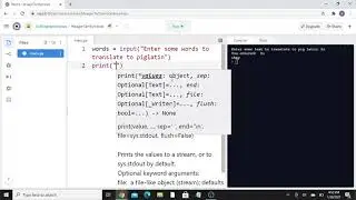 Pig Latin translator in Python