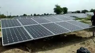 40HP Solar Water Pumping System-First Time in INDIA