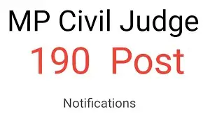 MP Civil judge notification 2018-2019| Target for IQ| mp high court civil judge