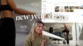 2026 reset vlog: cleaning, planning, vision board, goals + notion template!