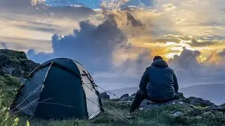 West Lakes wild camp in the perfect spot