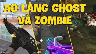(AO L&Agrave;NG CF #16) TẤU H&Agrave;I CỰC MẠNH Ở CHẾ ĐỘ GHOST + ZOMBIE VỚI  PINO, DEV, RAMBO, QNT, M&Egrave;O, L&Ecirc; KH&Ocirc;I..