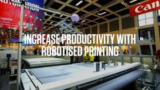 Robotised automation Arizona flatbed printing (trailer)
