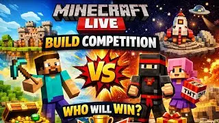 Minecraft Live Build Battle 🏆 | Aaj Hoga Sabse Bada Competition!