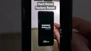 Hard Reset Factory Reset Samsung Galaxy A12 - The Fastest Instructions Ever #shorts 41 Seconds
